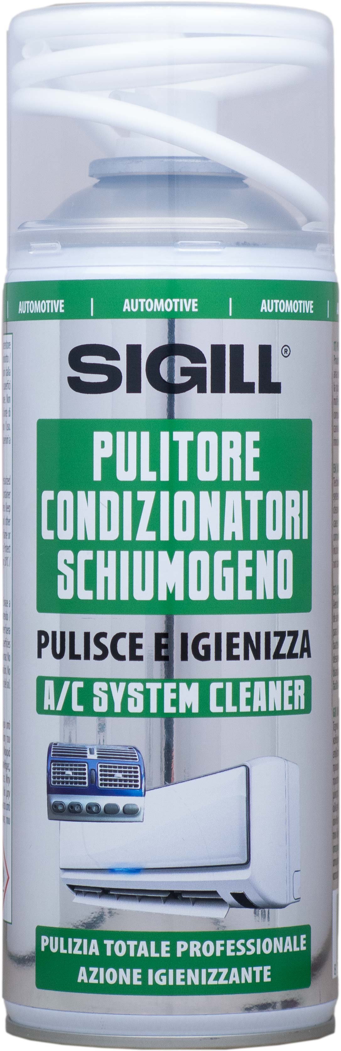 Igienizzante sigil condizionato schiuma