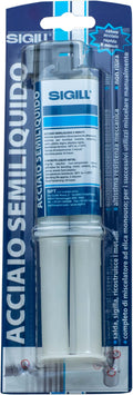 Sigill Acciaio Semiliquido 25 g – Adesivo Epossidico Bicomponente per Metalli