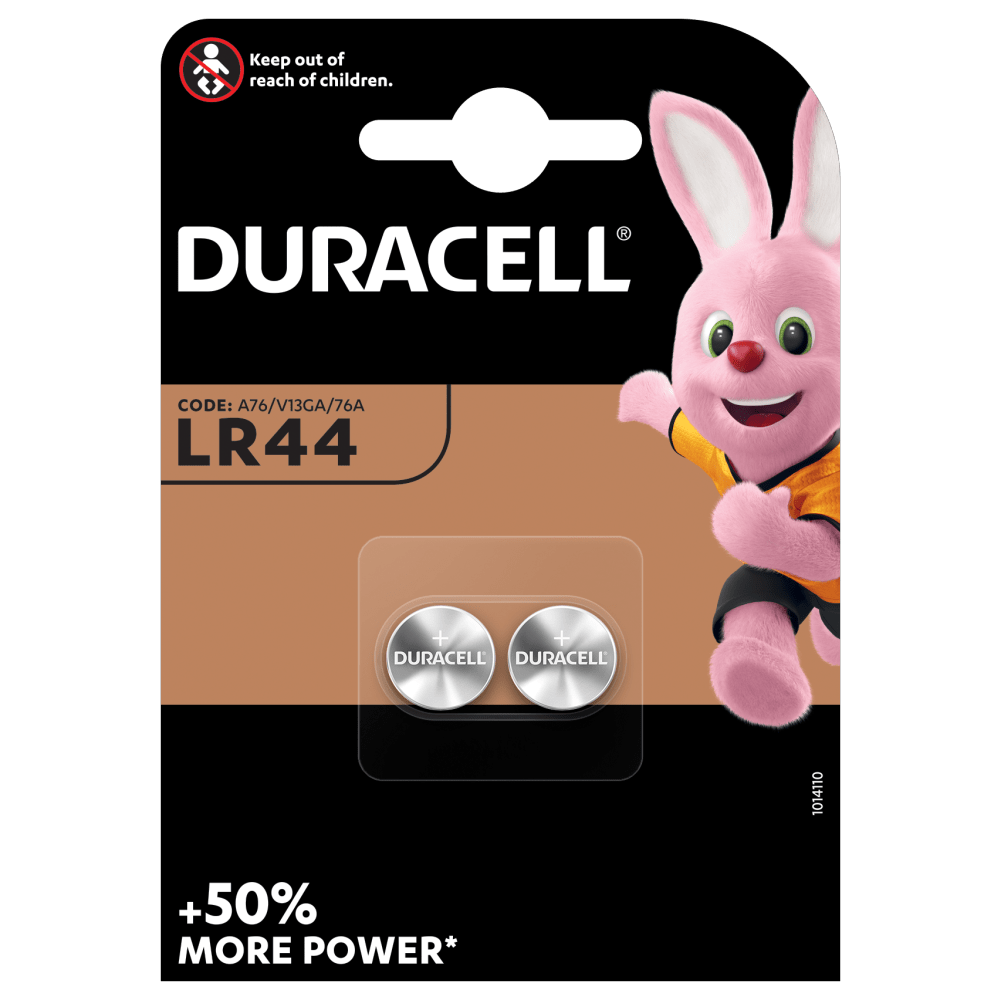 Batterie Duracell LR44 1,5 V – confezione da 2
