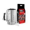 Kit ciminiera accensione Weber Rapidfire 17631 con bricchetti 2 kg