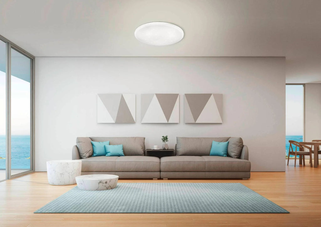 Plafoniera LED EGLO Frania-S Ø43 cm 33W 4000K 3900lm Bianca Effetto Cristallo – 33384