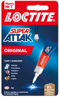 Loctite Super Attak Original 3 g – Colla Istantanea Liquida Trasparente