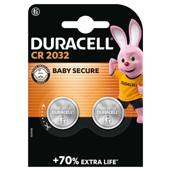 Batterie Duracell CR2032 3 V – confezione da 2