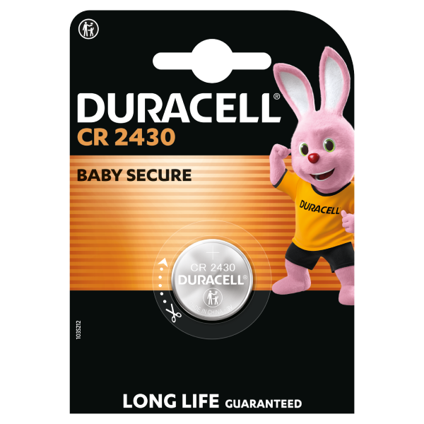 Batterie Duracell CR2430 3 V – confezione da 1