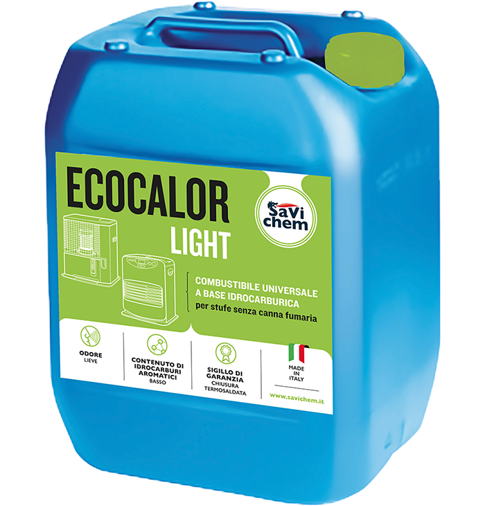 Savichem Ecocalor Light 18 L – Combustibile liquido per stufe a petrolio