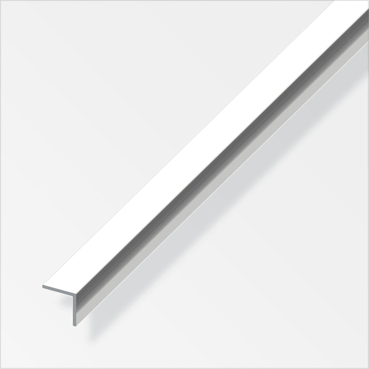 Angolare Alfer in alluminio effetto cromo 15 × 15 × 1 mm – 1 m