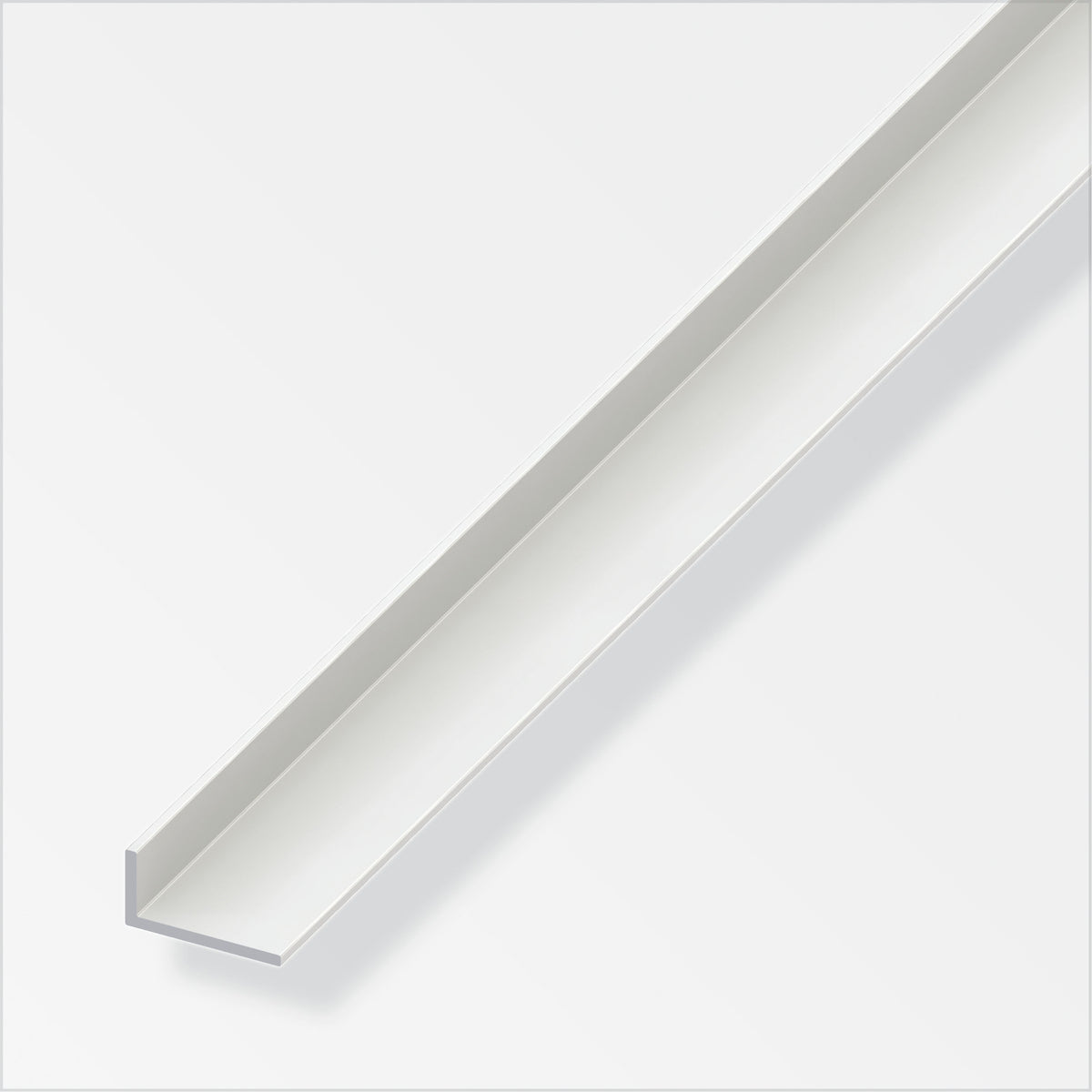 Angolare Alfer in PVC bianco 30 × 20 × 1 mm – 1 m