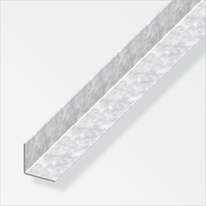 Angolare Alfer in acciaio zincato 35,5 × 35,5 × 1,5 mm – 2 m