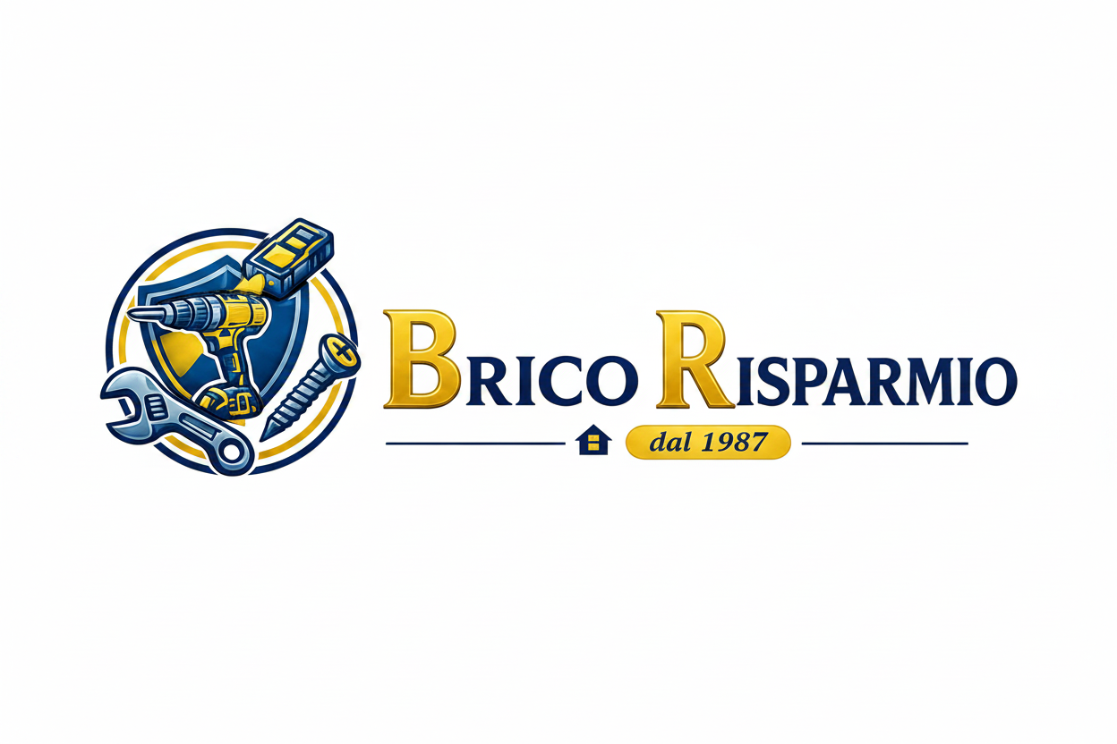 Logo Brico Risparmio sfondo bianco