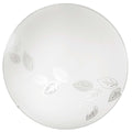 Plafoniera Mars Ø25 cm Vetro Satinato Foglie E27 Bianca – EGLO 80264