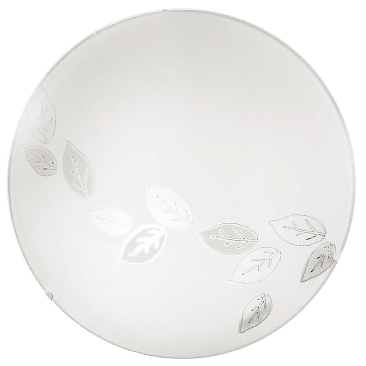 Plafoniera Mars Ø25 cm Vetro Satinato Foglie E27 Bianca – EGLO 80264
