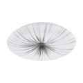 Plafoniera LED Nieves Ø41 cm 24W 3000K Bianco Argento – EGLO 98325