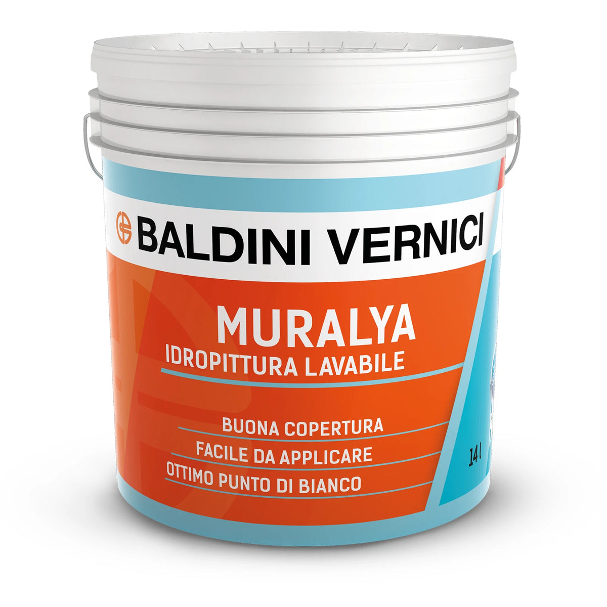 Pittura Lavabile Baldini Muralya Bianca 5 L – Finitura Opaca