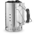Ciminiera Accendibrace Weber Rapidfire in Acciaio per Barbecue a Carbonella