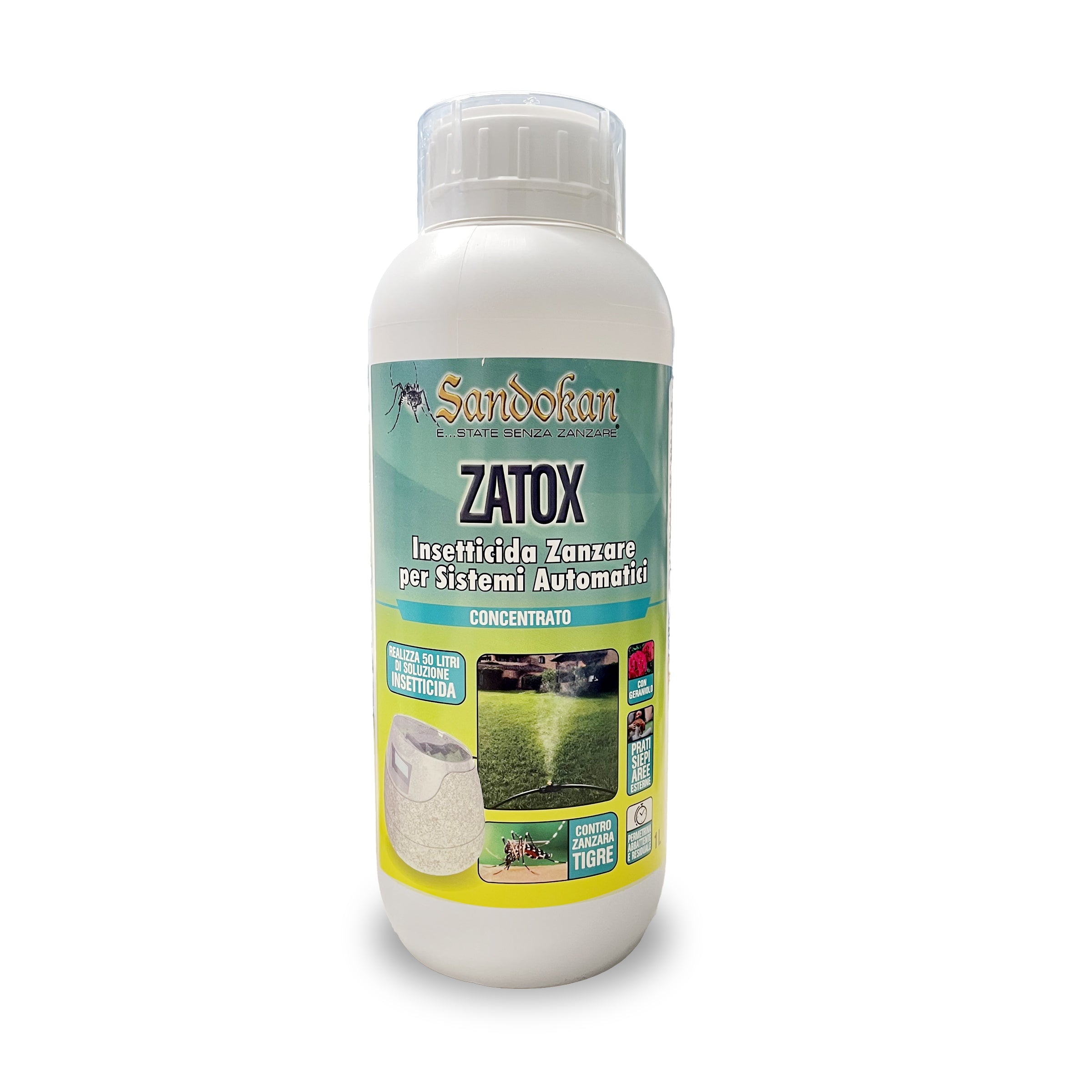 Zatox 1LT Insetticida per zanzare Concentrato Liquido per Sistemi Automatici